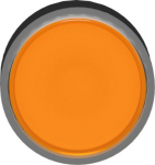 Head for illuminated push button, Harmony XB4, orange flush, 22mm, universal LED, spring return, pla ZB4BW3537 | 3389110840087