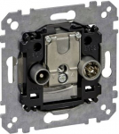 R-TV/SAT socket, mechanism with fixing frame, Merten inserts MTN299200 | 3606485093154