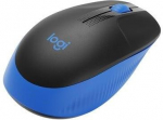 Computer mouse M190, Wireless, USB, AA, Blue 910-005907 | 5099206091849