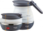 Adler | Travel kettle | AD 1279 | Electric | 750 W | 0.6 L | Silicon | White AD 1279 | 5902934831512