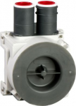 Apparatus box, single, 2 rigid combi stubs, 10/27mm, Multifix Eco IMT36000 | 3606485111810