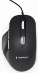 Computer mouse, Wired, USB 2.0, Black MUS-6B-02 | 8716309121804