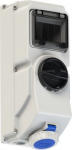 CEE socket  3x16A (2P+PE) 6h IP66/IP67, switched, interlocked 76132-6 | 9003399166549