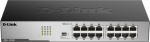 D-Link | 16-Port Gigabit Unmanaged Desktop Switch | DGS-1016D | Unmanaged | Desktop | 10/100 Mbps (RJ-45) ports quantity | 1 Gbps (RJ-45) ports quantity | SFP ports quantity | PoE ports quantity | PoE+ ports quantity | Power supply type | month(s) DG ...