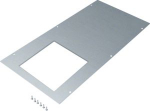 cover for flush floor trunking dry care nw 400 l=800mm punched Q12 244x244mm BKA400800Q12 | 4012002236482