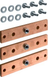 Busbar, universN,40x10mm,1 section,3pieces UM01K | 3250616230798