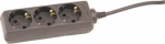 Extension 3 sockets 3m 3G 1,5m ,black 188303 PAGACU38.1 | 4744984013446