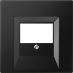 Cover plate for Audio/USB socket, matt black, LS LS969TSWM | 4011377189027