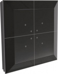 4-channel glass button, black FW-GS-230-B FW-GS-24-B | 5902431670997