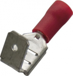 Socket sleeve, fully insulated 0,5-1,0/6,3x0,8, red, 100pcs. 263410 | 4011923100308