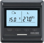Programmable temperature regulator, 3600W, 16A, 230V, IP20, black, HW800 HW800 | 4751028123375