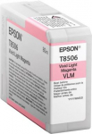 Epson T85060N ink, Light magenta | Epson Epson | C13T85060N | Epson T8506 - vivid light magenta - original - ink cartridge | Ink cartridge | Vivid light magenta C13T85060N | 8715946728520