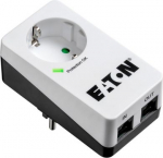 Surge protection device Protection Box 1 Tel@ DIN, Schuko, 10A, 230V AC, with telephone and internet line protection, for DIN rail PB1TD | 3553340667176