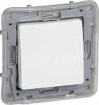 Push-button Niloe - NO-NC - 1-gang IP44 -6 A -250 V -automatic terminals -white 764525 | 3414970682468