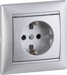 PRISE 2P+T SCHUKO VIS ECLIPS ALU 770121 | 3245067701218