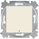 Push switch, 1 gang 1 way with LED lamp 2CHH599147A6017 | 8592624109181
