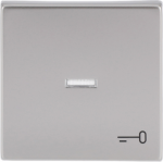With >Key< icon. For flush-mounted push switch. Material stainless steel. Anti fingerprint. 2CKA001751A2960 | 4011395086131