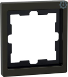 D-Life metal frame, 1-gang, mocca m etallic MEG4010-6552 | 4042811198107
