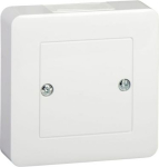 Cable outlet, Exxact, 5-pole terminal block, white WDE002318 | 3606480203190