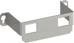 Montāžas plaksne priek&scaron; GE2 17 ar 2x caurumiem Type C 118x47x34, V2A, 1.4301 7407596 | 4012195864950