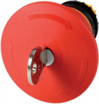 M22-PVS45P-MS1 Emergency stop/switching off pushbutton RMQ-Titan 45mm, key-release red/yellow 121468 | 4015081192885