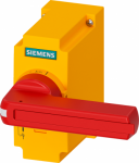 Accessory for 3KF size 2 Direct operating mechanism, red/yellow Can be locked in OFF position with three padlocks Comprehensive accessories for increased flexibility. From bridging bars through auxiliary switches to various drives, fourth poles or co ...