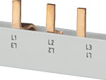 Pin busbar, 10 mm2 56 MW, 4-phase, can be cut for LS 2P and RCBO 1P+N touch-safe without end caps Additional components for residual current protective devices and miniature circuit breakers from Siemens. The additional components from Siemens are an ...