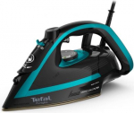 TEFAL | Iron | FV8066E0 | Steam Iron | 3000 W | Water tank capacity 270 ml | Continuous steam 50 g/min | Steam boost performance 280 g/min | Black/Blue FV8066E0 | 3121040086490