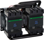 TeSys D reversing contactor, 3p(3 NO), AC-3, <= 440 V 150A, 230 V AC coil. range: TeSys - device short name: LC2D - contactor application: motor control, resistive load - utilisation category: AC-1, AC-3 - device presentation: preassembled with rever ...
