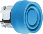 Blue flush pushbutton head &Oslash;22 spring return unmarked. range of product: Harmony XB4 - device short name: ZB4 - mounting diameter: 22 mm - operator additional information: coloured boot - additional information: compatible with legend holder. ZB4BP6S ...