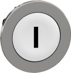 Head for non illuminated push button, Harmony XB4, flush mounted white flush caps pushbutton black m ZB4FA131 | 3606489580803