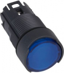 Head for illuminated push button, Harmony XB6, blue flush pushbutton &Oslash; 16 spring return 12...24 V ZB6AW6 | 3389110849004