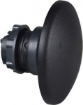 Head for non illuminated push button, Harmony XB5, black mushroom 60mm, 22mm, spring return, unmarke ZB5AR216 | 3389110066227