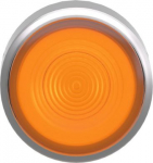 Head for illuminated push button, Harmony XB4, metal, orange flush, 22mm, universal LED, spring retu ZB4BW353S | 3389110174007
