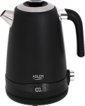 Electric Kettle 2200 W, 1.7 L, Stainless steel, Black AD 1295B | 5902934839266