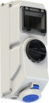 CEE socket  4x16A (3P+PE) 9h IP66/IP67, switched, interlocked 76142-9 | 9003399978517