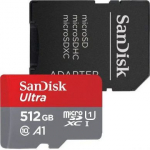 Memory card MICRO SDXC 512GB UHS-I, W/Adapt, red/grey SDSQUAC-512G-GN6MA | 619659200572