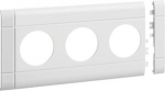 Frontplate 3-gang socket outlet for BRH 100 stackable halogen freetraffic white GB100309016 | 4012740993142