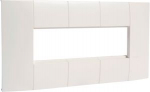 3 gangs 45 x 45 mm support for LFF 40/60110, pure white LFF73H1109010 | 4012740868723