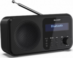 Sharp DR-P420(BK) Tokyo Portable Digital Radio, FM/DAB/DAB+, Bluetooth 5.0, USB or Battery Powered, Midnight Black Sharp | Midnight Black | DR-P420(BK) | Tokyo Portable Digital Radio | USB port | Bluetooth | FM radio | Headphone out DR-P420 BK | 4974 ...
