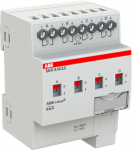 The switch actuator uses potential free contacts to switch 4 independent electrical loads via the ABB i-bus&reg;. Manual operation and display of the switching state of the contacts. The 16 A device is especially suited for resistive loads. 2CDG110262R00 ...