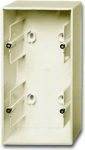 Surface-mounting double box ivory 1702-92-507 basic55 2CKA001799A0972 | 4011395162422