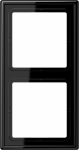2-gang frame, black, LS990 LS982SW | 4011377868700
