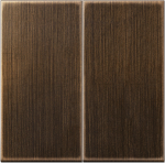 Metal 2-gang rocker, brass, LS ME2995AT | 4011377101647