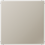 Metal blank cover plate, stainless steel, LS ES2994B | 4011377148857