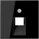 Centre plate for IAE/UAE socket, black, A500 A569-1BFPLUASW | 4011377131668