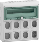 Mureva Consumer unit 18 mod. IP65 448x460x160mm 8 open. 13182 | 3303430131823