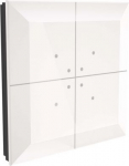 4-channel glass button, white FW-GS-24-W FW-GS-24-W | 5902431670973