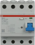 4P 25A 30mA Residual Current Circuit Breaker (RCCB) F204 B-25/0,03 2CSF204568R1250 | 8012542341956