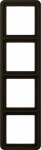4-gang frame, brown CD500 CD584BR | 4011377056701